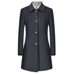 Manufacture of mid-length wool women's suits Design lapel single row four button formal jacket 50% wool 50% polyester 700grams Women's suit center CHENSHANG DW5002 SKLS094 Manufacture of mid-length wool women's suits Design lapel single row four button formal jacket 50% wool 50% polyester 700grams Women's suit center CHENSHANG DW5002 SKLS094